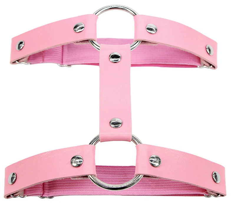 1pc Miss Behaved Dual-Strap Leg Garter - Image 6
