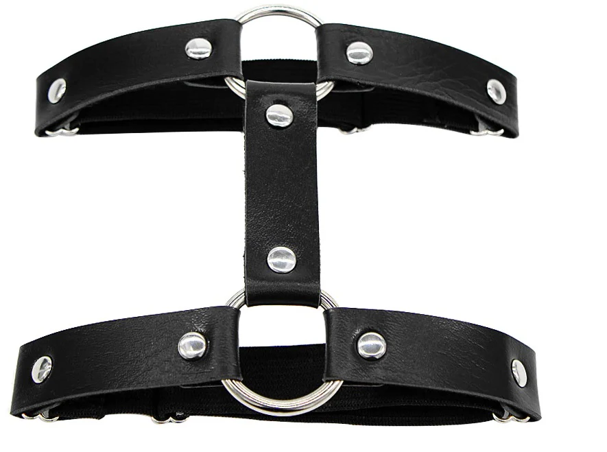 1pc Miss Behaved Dual-Strap Leg Garter - Image 7