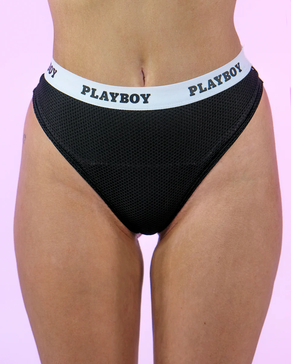 Black 2pc Playboy Lifestyle Set - Image 3