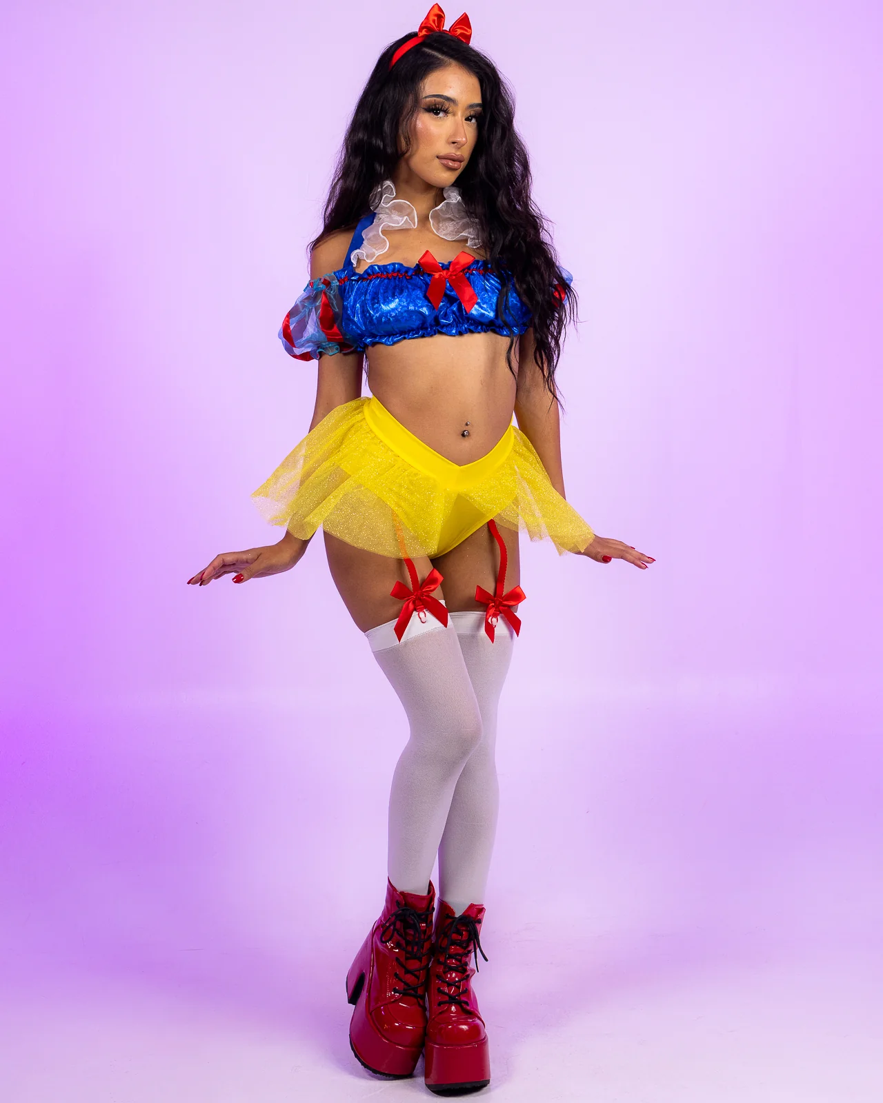 3pc Bad Apple Snow White Costume - Image 2