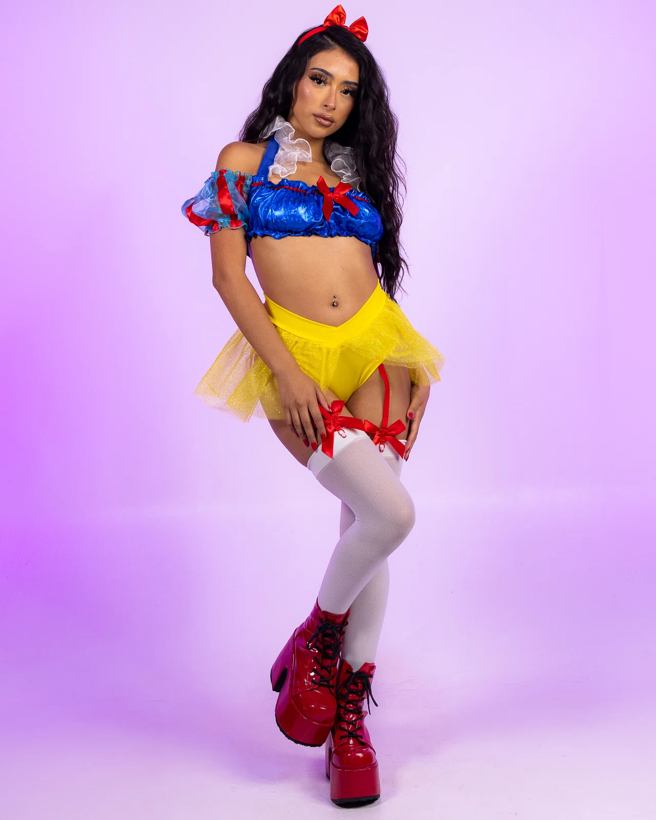 3pc Bad Apple Snow White Costume - Image 4