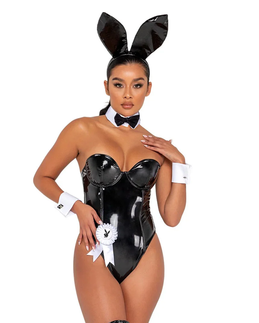 8pc Playboy Seductress Bunny Costume - Image 7