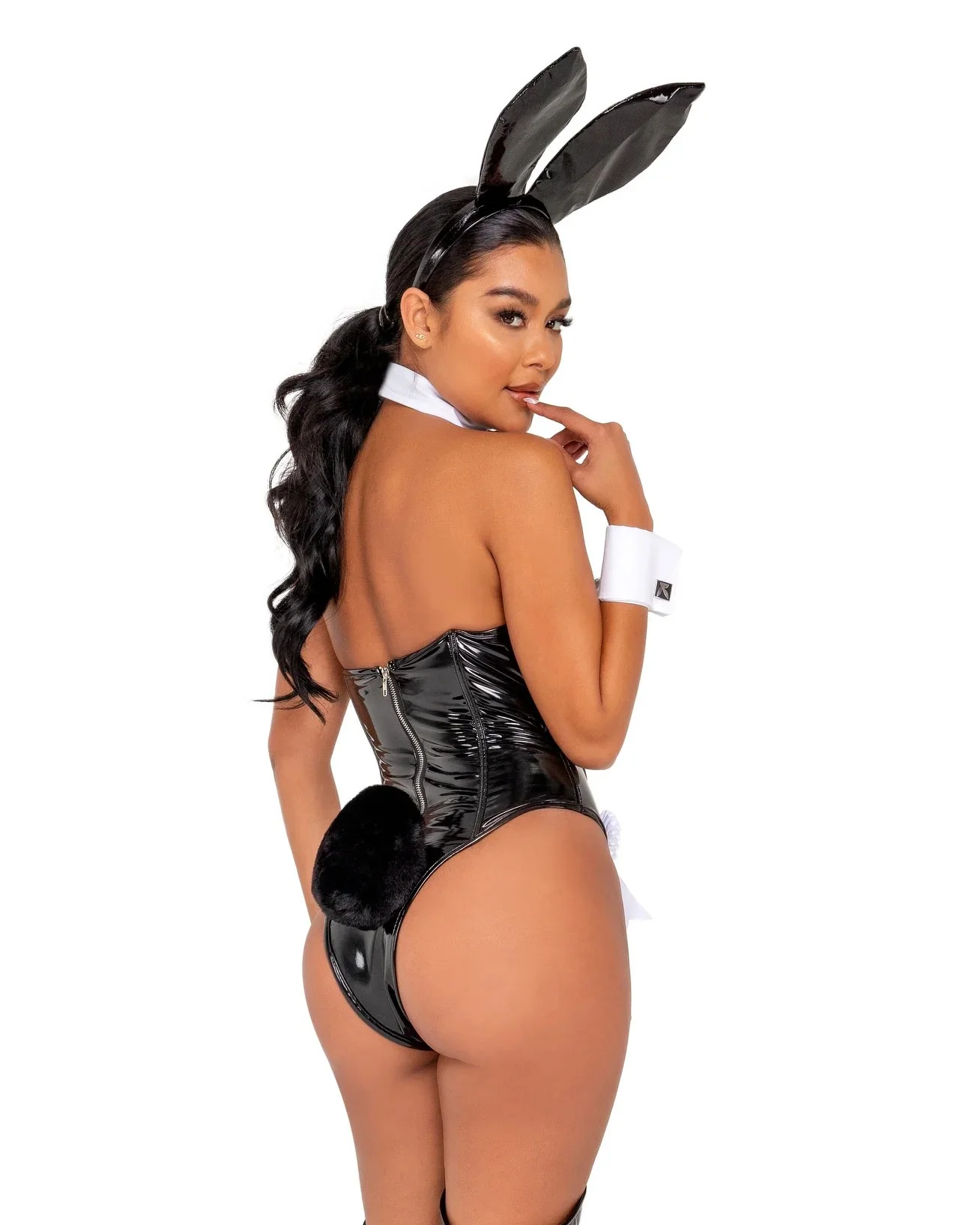 8pc Playboy Seductress Bunny Costume - Image 8