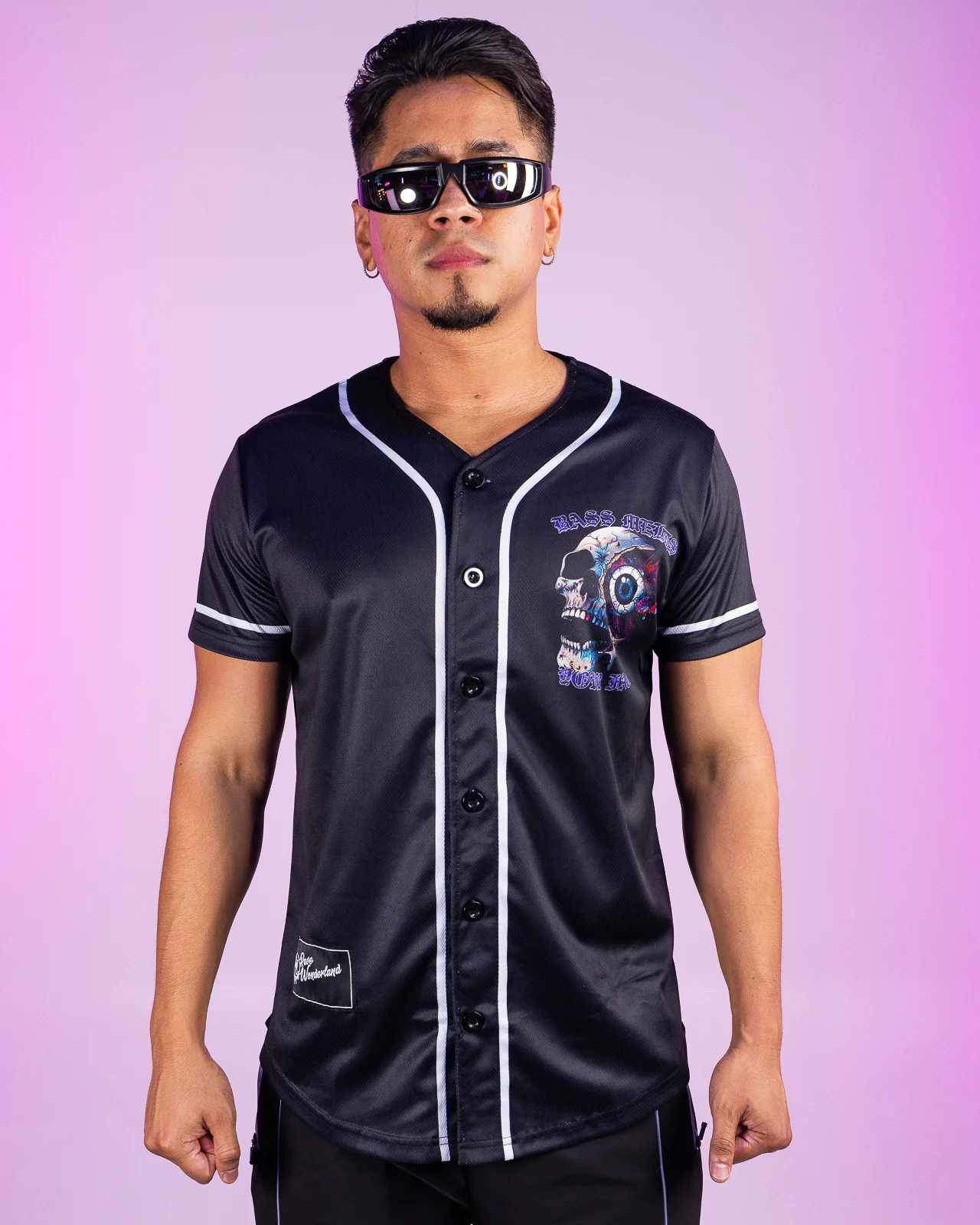 Bass Melts Your Face Baseball Jersey - Image 2