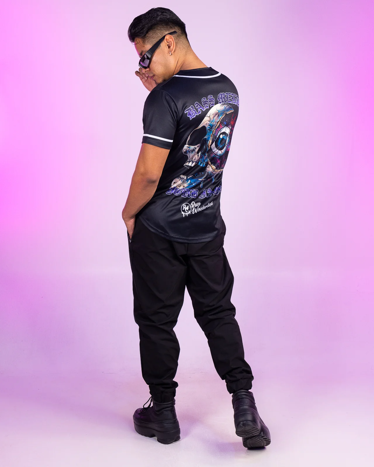 Bass Melts Your Face Baseball Jersey - Image 6