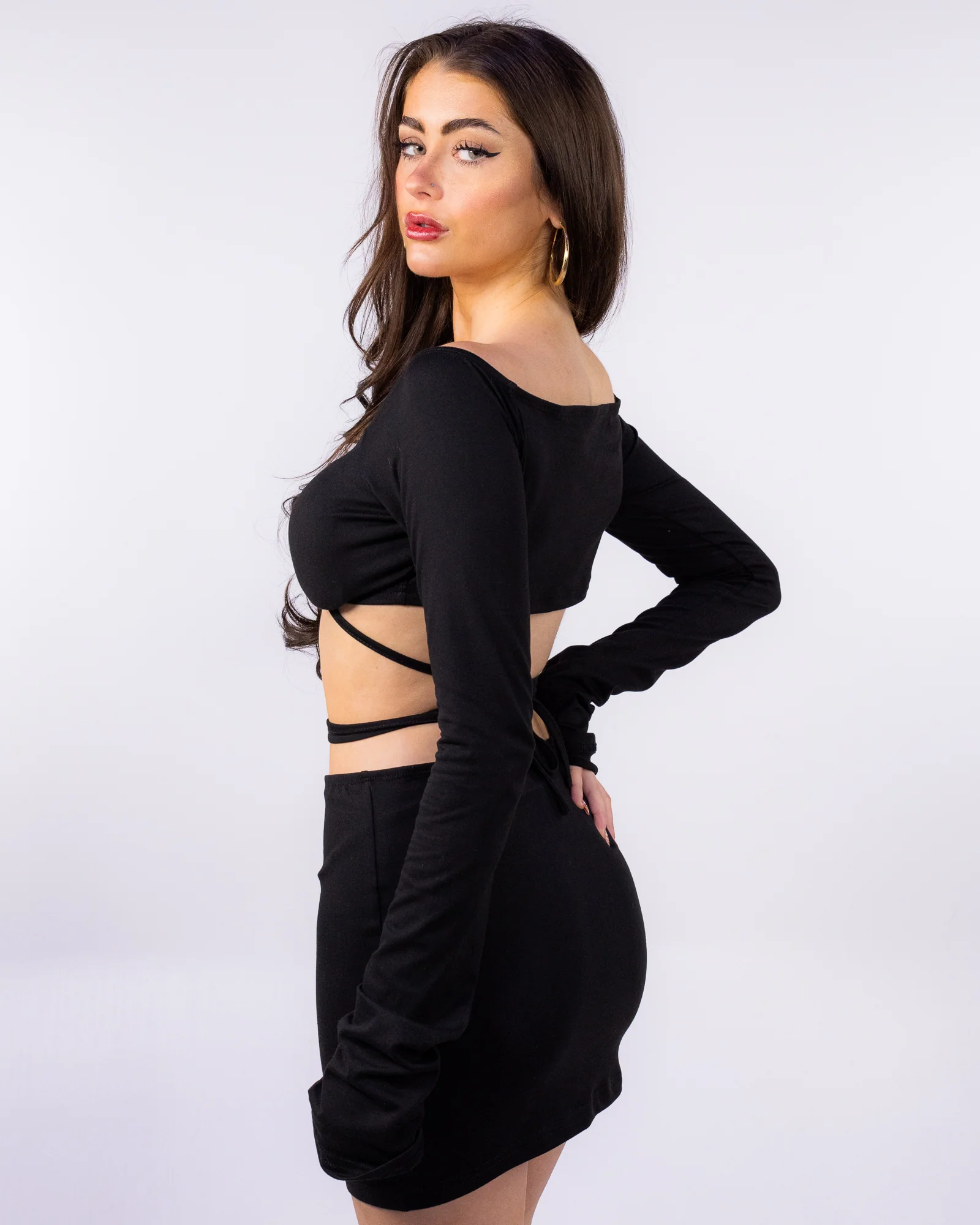 Black Frequency Women's 2pc Skirt Set - Image 4