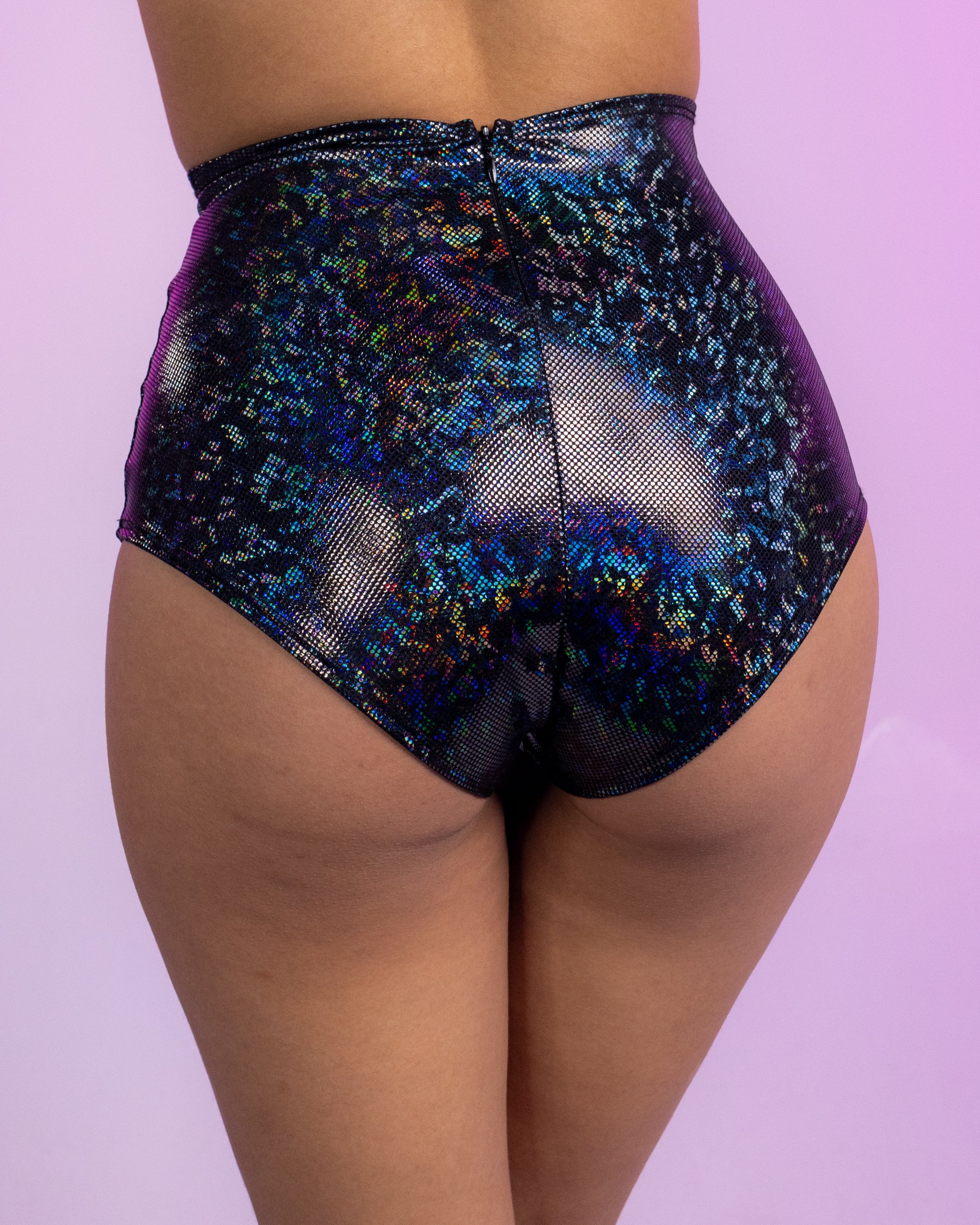 Black Shatter High Waist Bottoms - Image 4