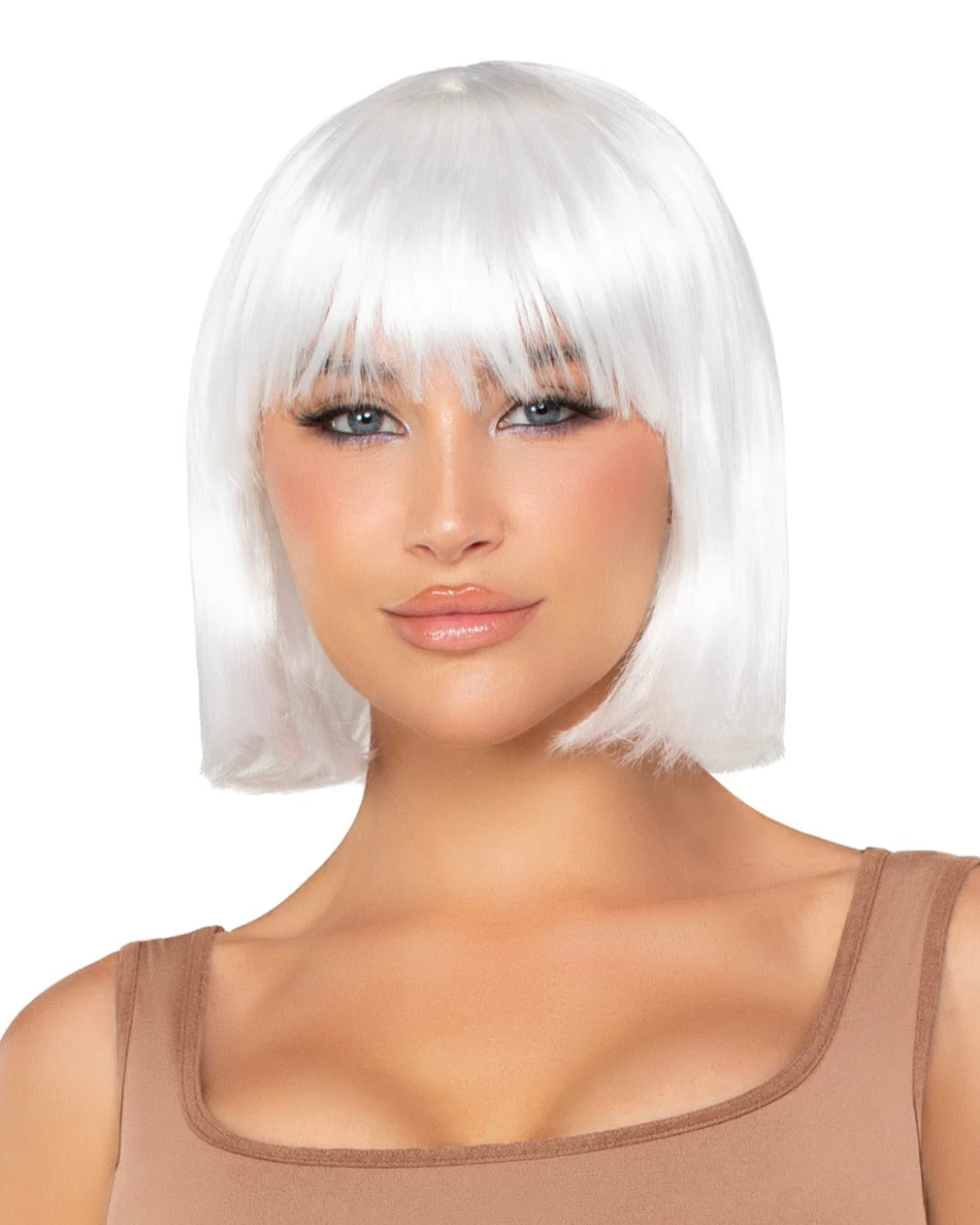 13" Pearl Women's Short Natural Bob Wig - Image 3
