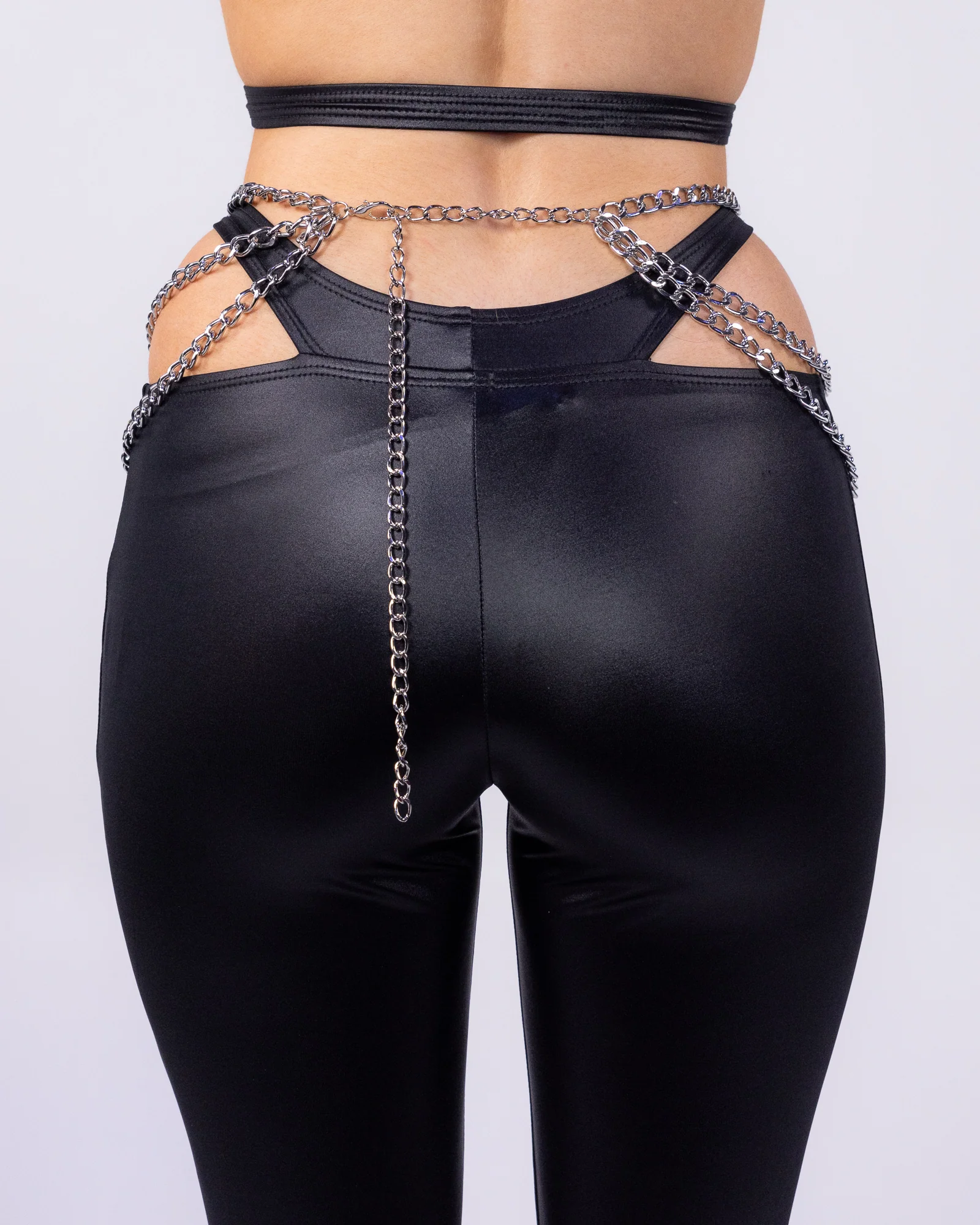 Blessed Silver Cross Unisex Belly Chain - Image 4