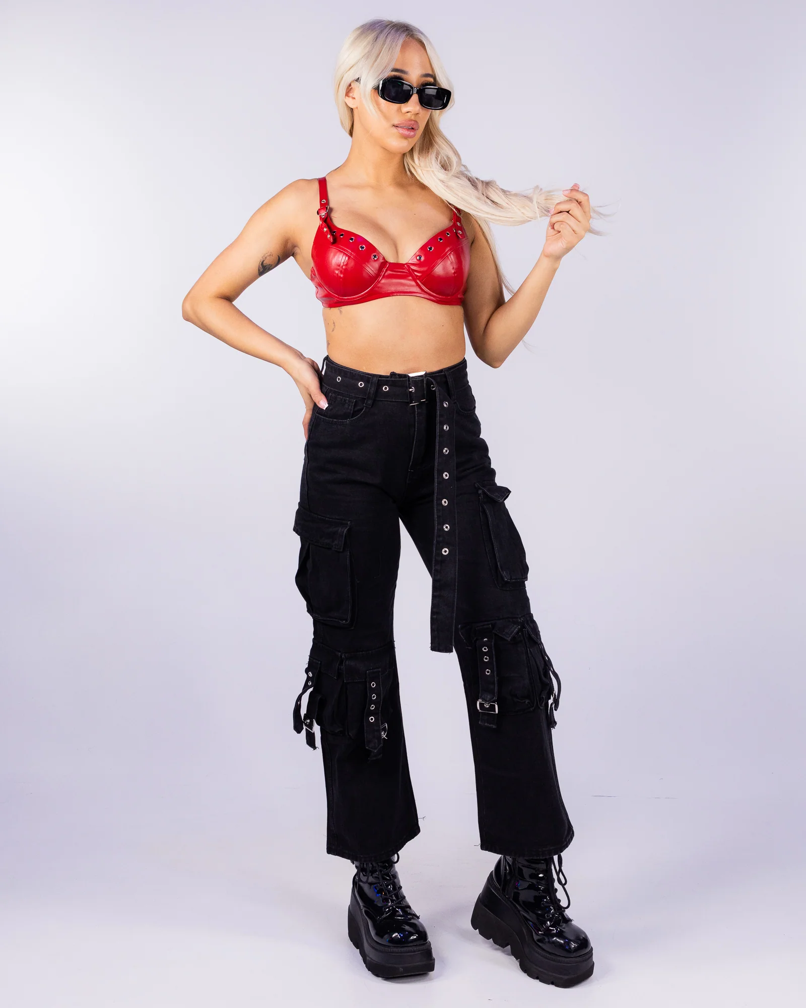 Candy Red Women's Bra Top - Image 5