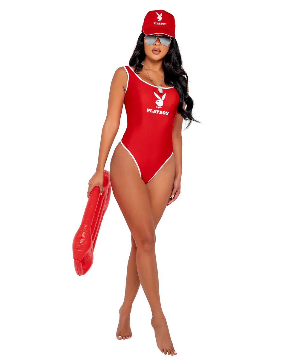 3pc Playboy Lifeguard Costume - Image 3