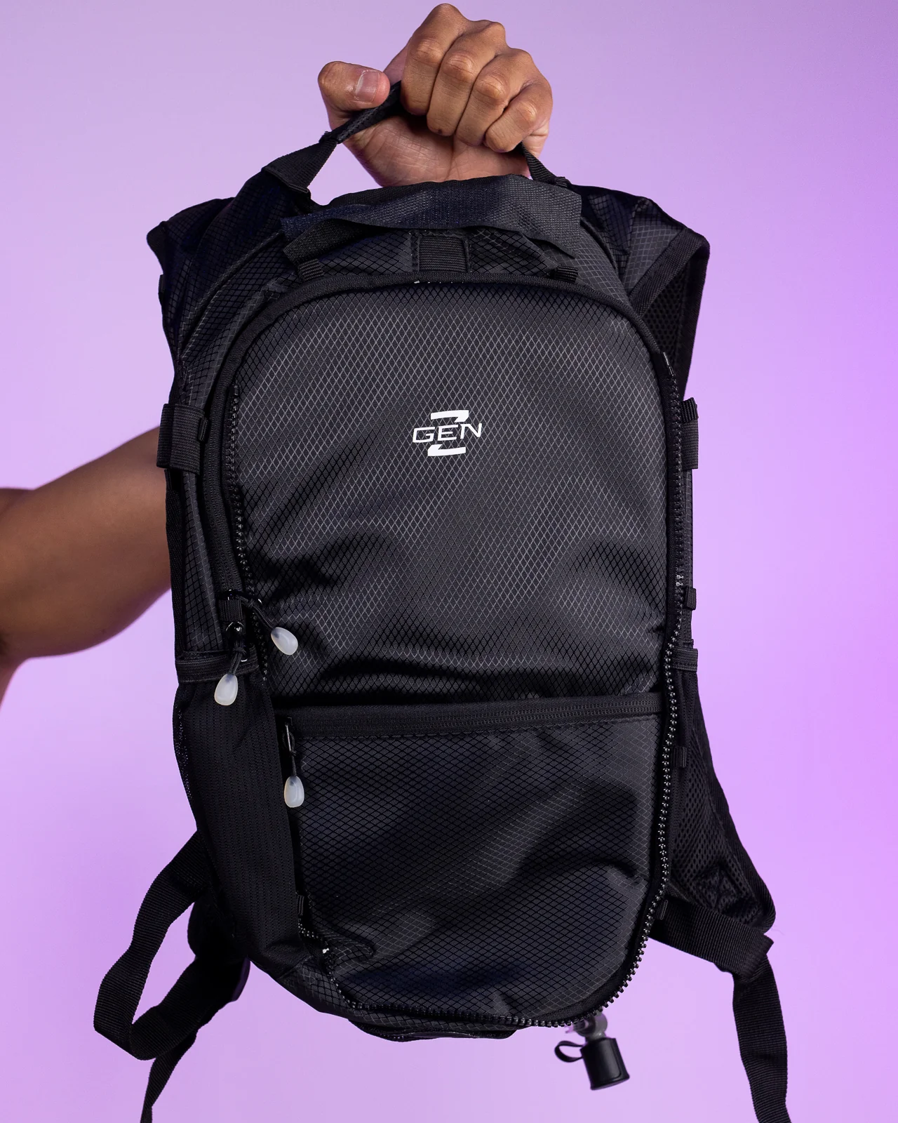 Gen Z Black Hydration Backpack - Image 4