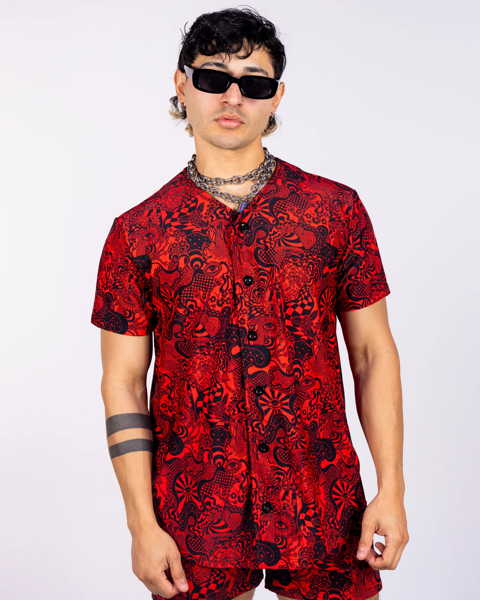 Crimson Zenith Unisex Jersey
