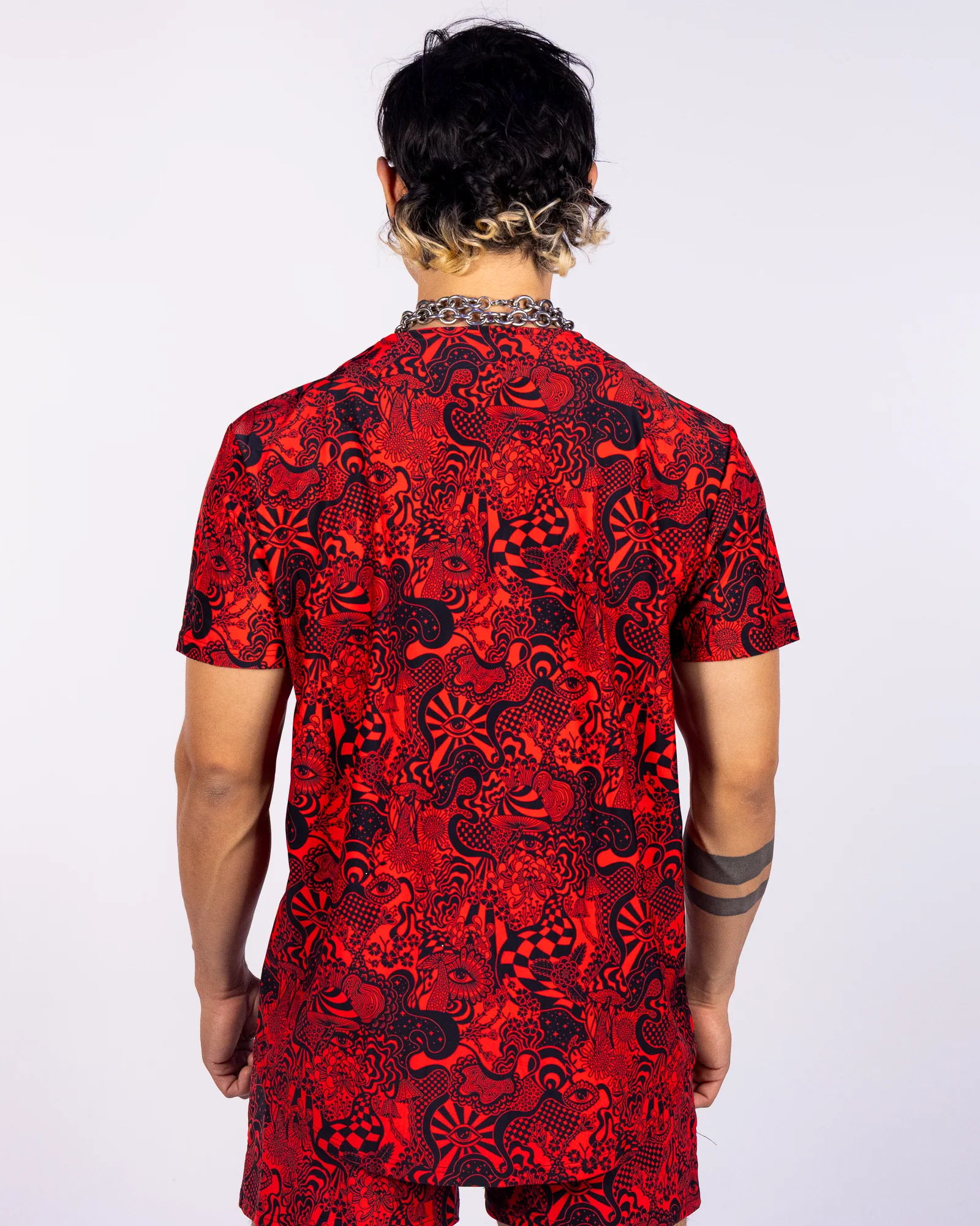Crimson Zenith Unisex Jersey - Image 5