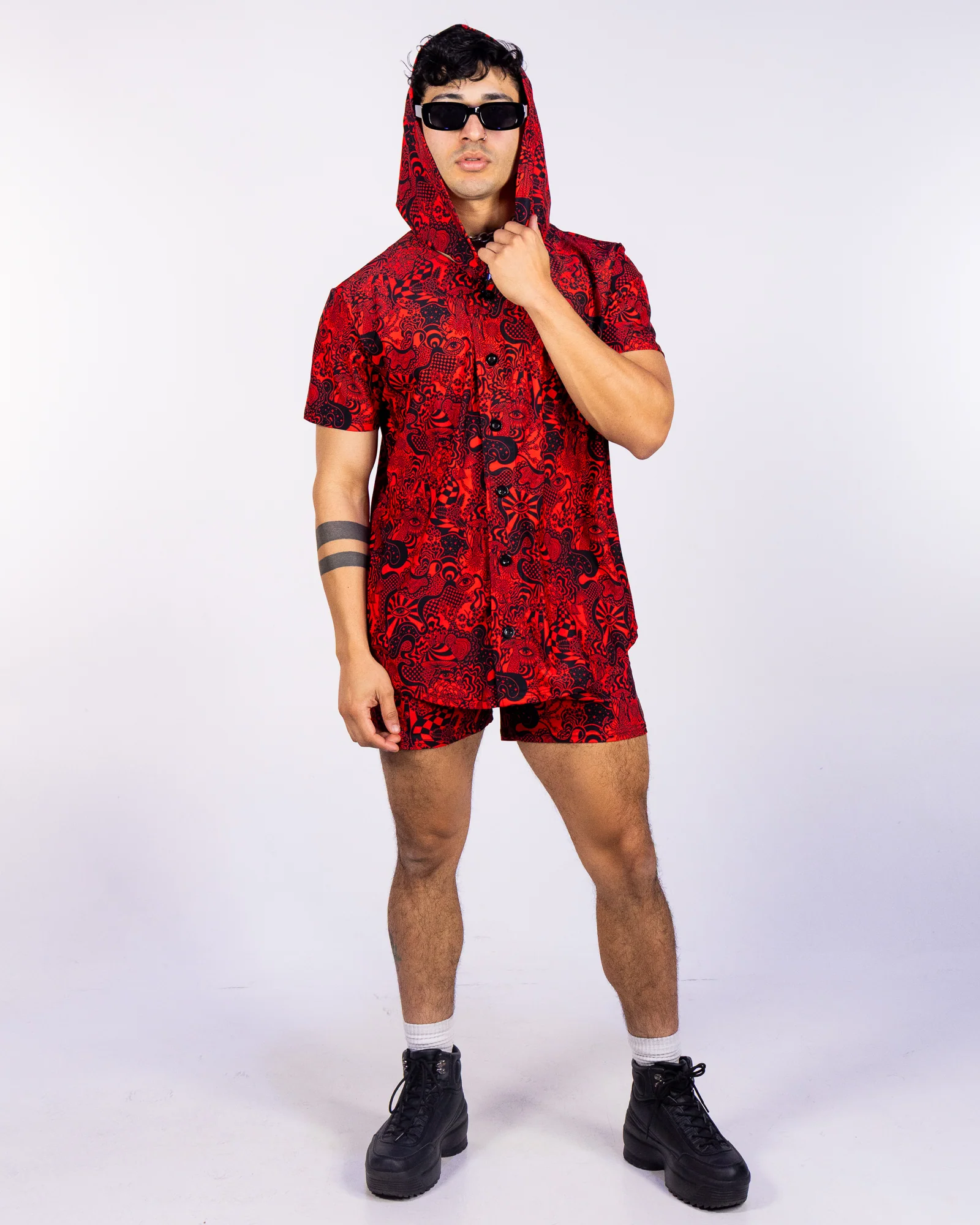 Crimson Zenith Unisex Jersey - Image 6