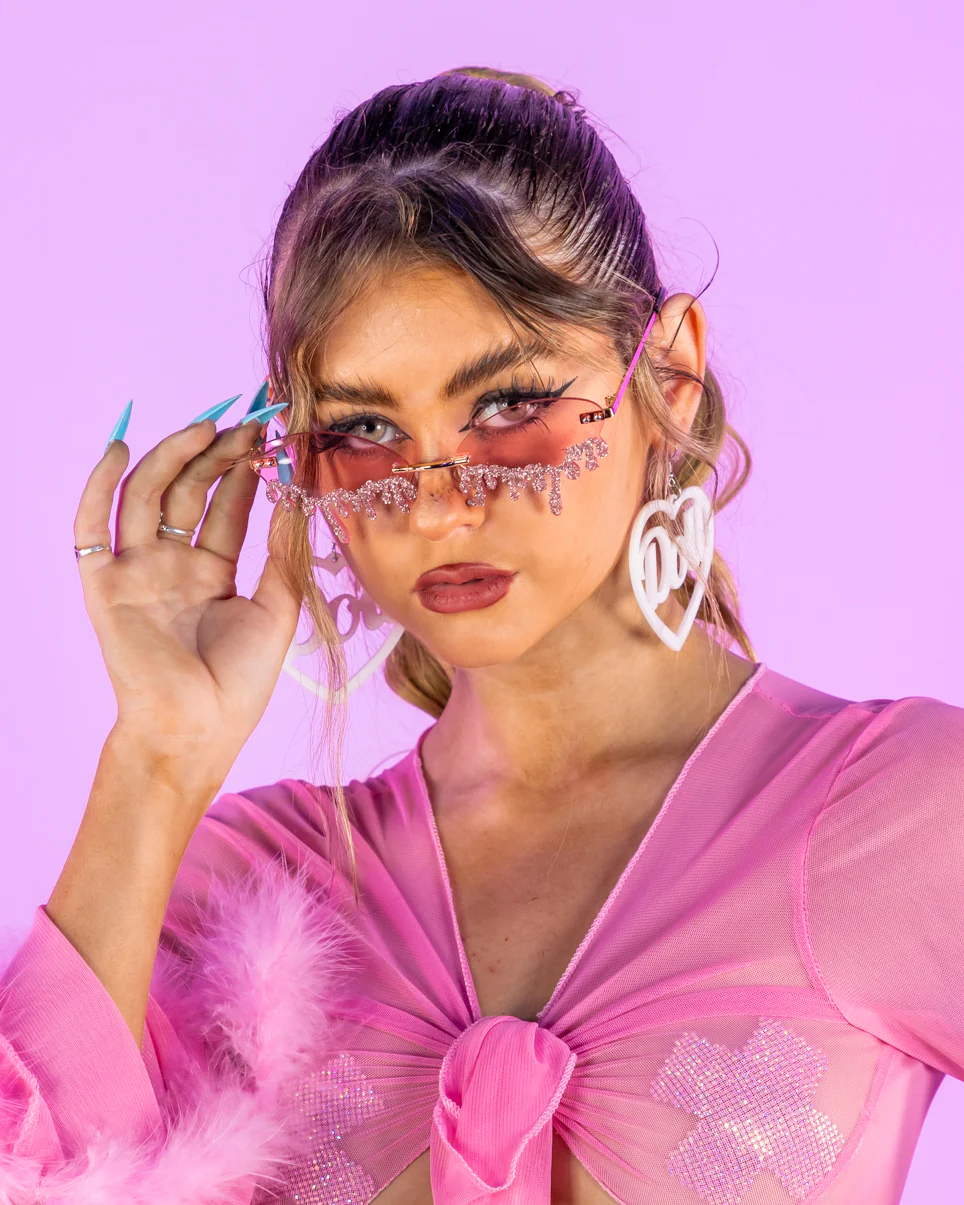 Crystallized Drip Sunglasses - Image 2