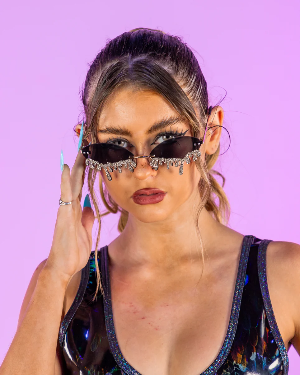 Crystallized Drip Sunglasses - Image 3