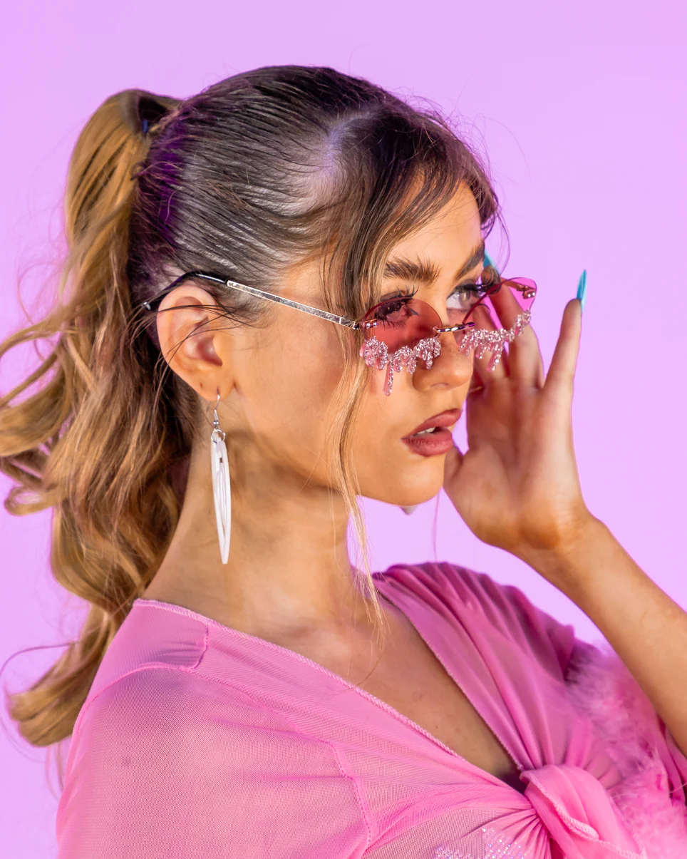 Crystallized Drip Sunglasses - Image 4