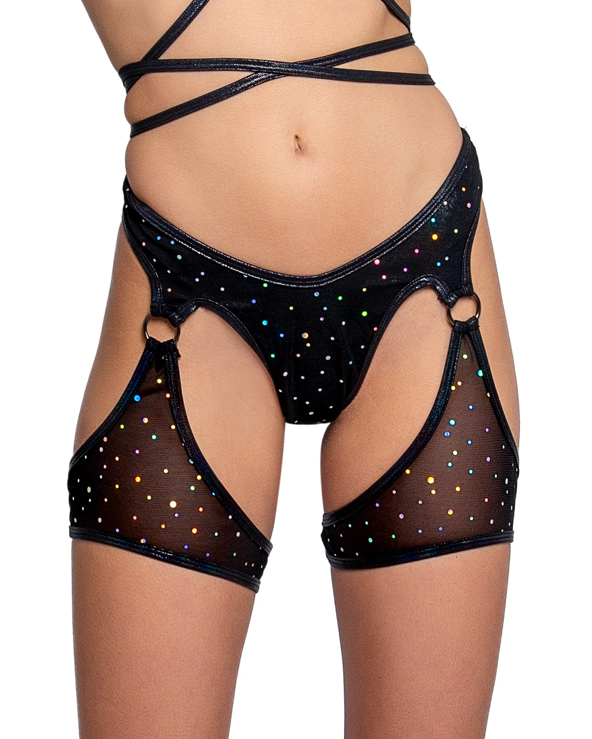 Dotted Luv Black Chaps - Image 4