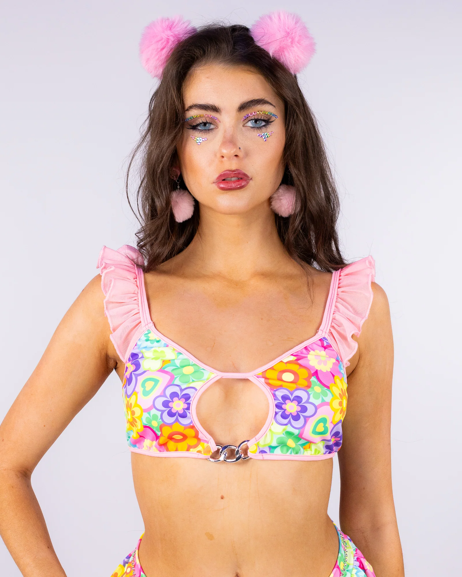 Flower Power Women's Ruffle Sleeve Top - Image 3