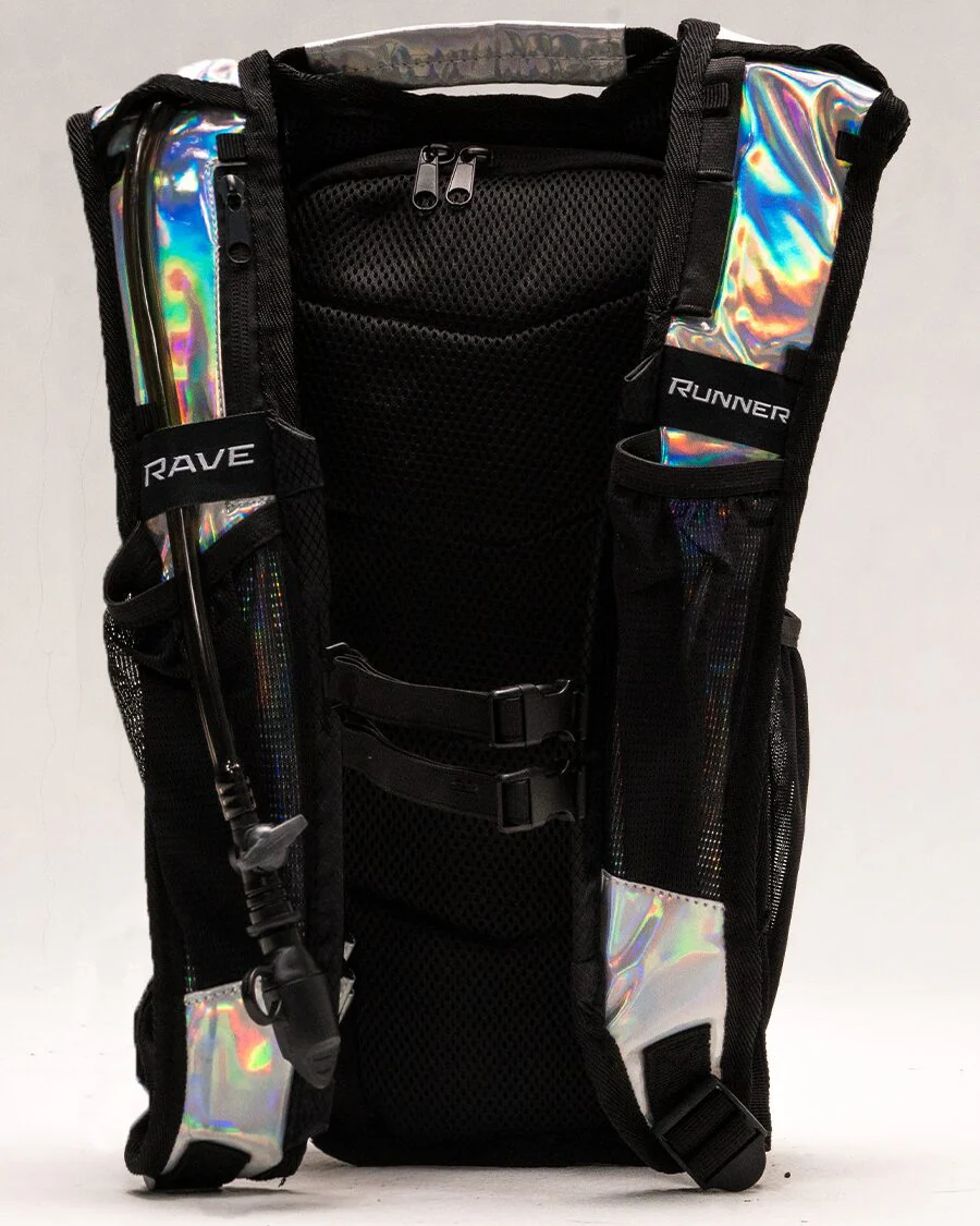 Gen Z Holographic Silver Hydration Backpack - Image 5
