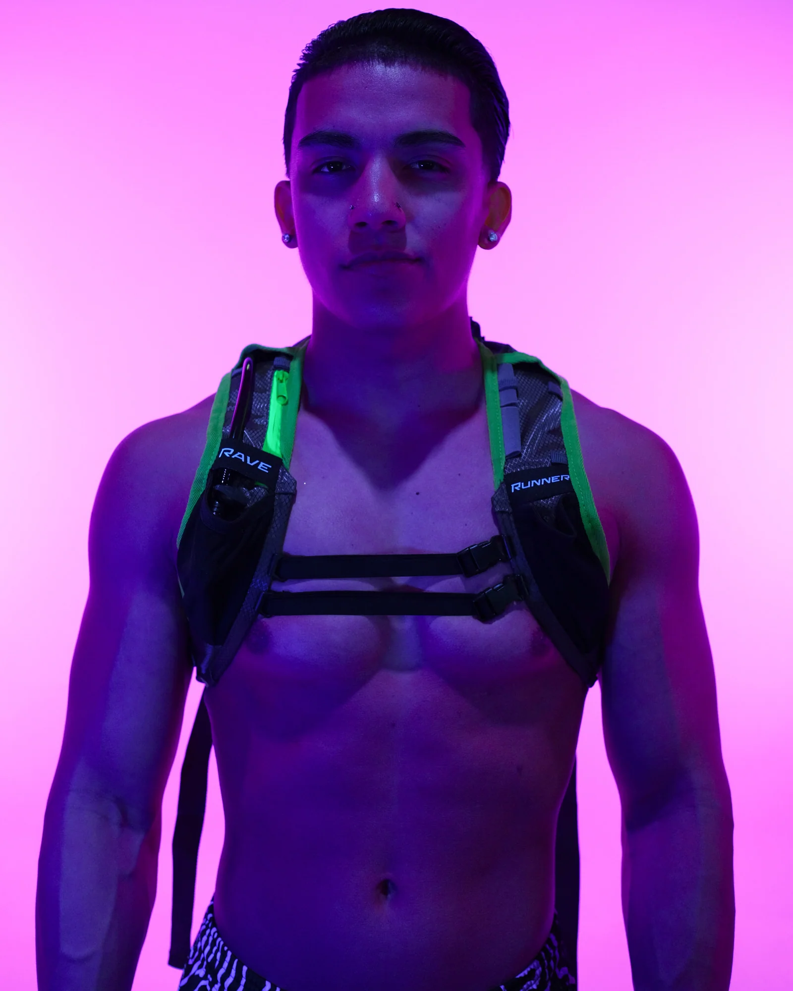 Gen Z Radiant Neon Gunmetal Backpack - Image 4