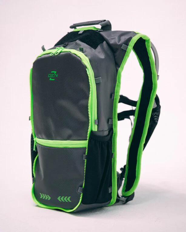 Gen Z Radiant Neon Gunmetal Backpack - Image 7