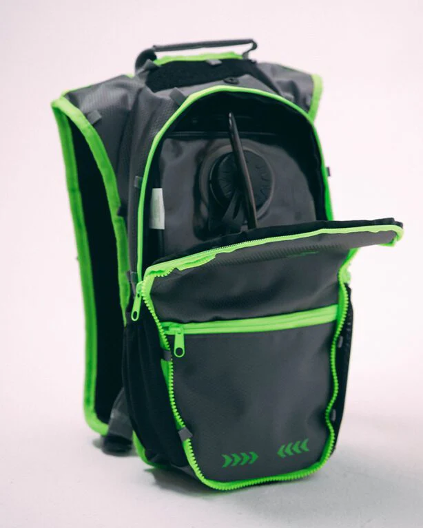 Gen Z Radiant Neon Gunmetal Backpack - Image 9