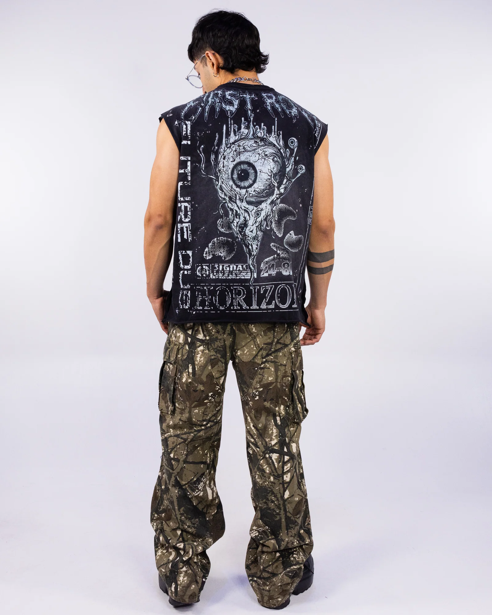 In Hiding Camo Baggy Unisex Cargo Pants - Image 6