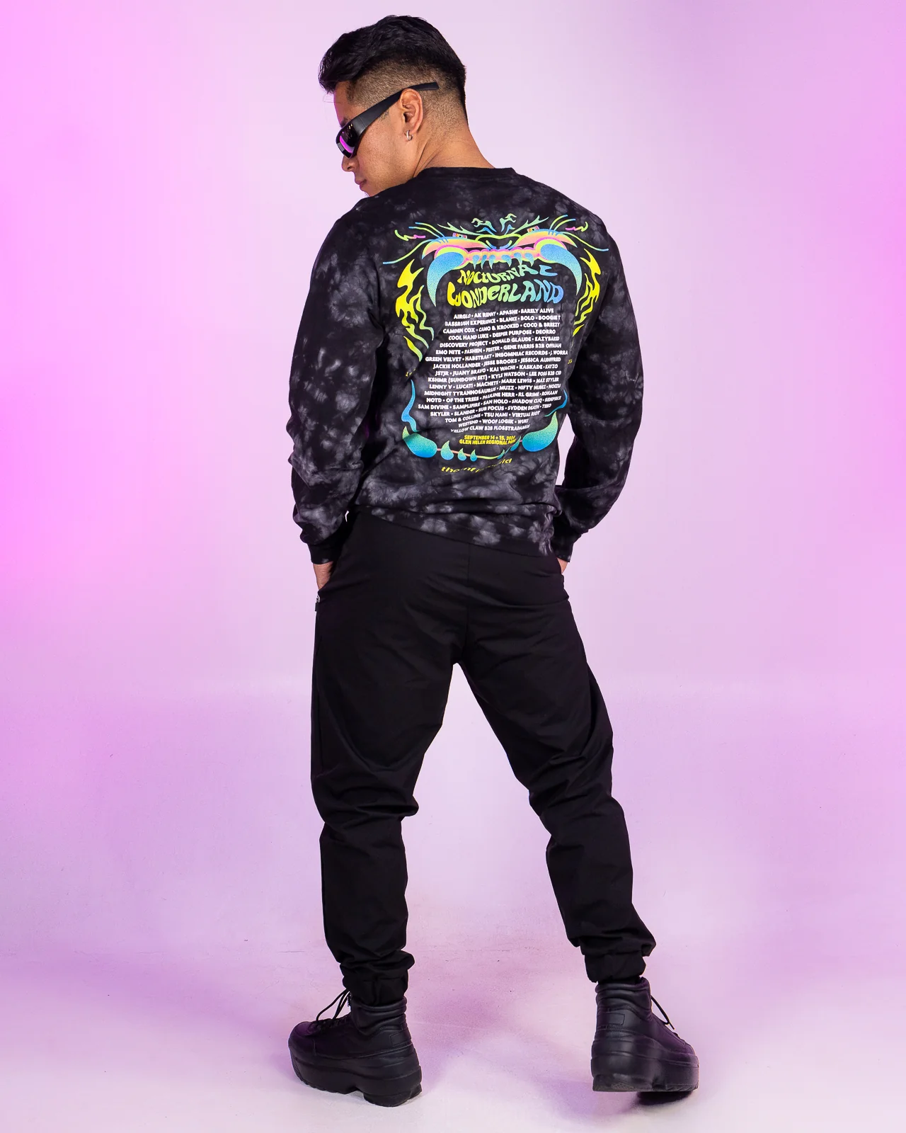 Insomniac Growling Tie Dye Lineup L/S Tee - Image 8