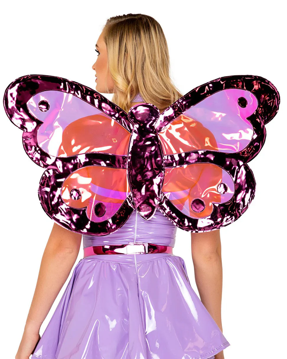 Iridescent PVC Butterfly Wings - Image 4