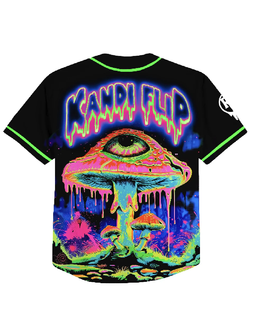 Kandi Shroom Baseball Jersey - Image 8