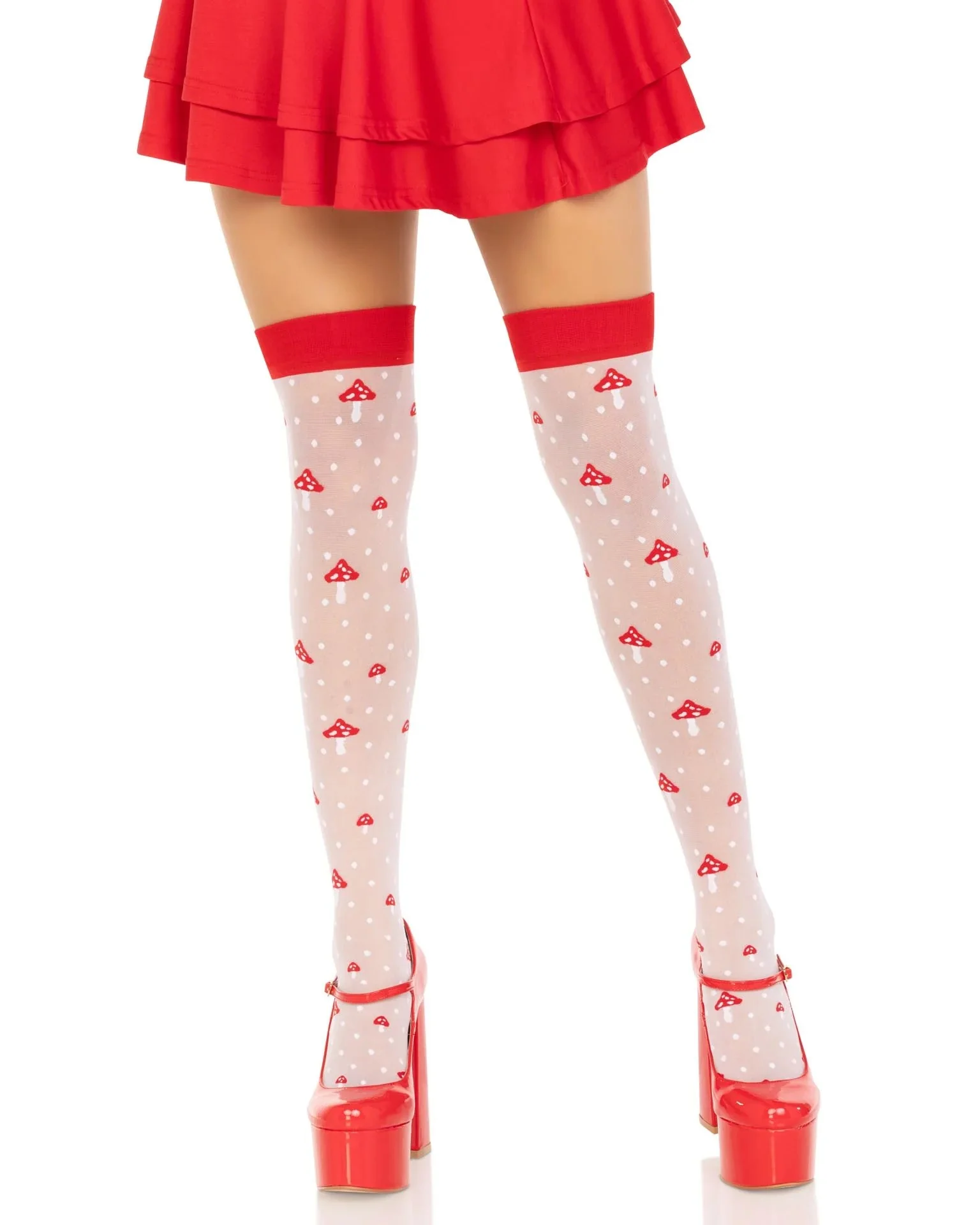 Magic Mushroom Thigh Highs - Image 6