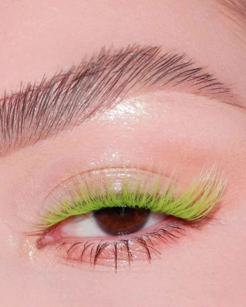 Neon Green Women's 3D Faux Mink Eyelashes - Image 2