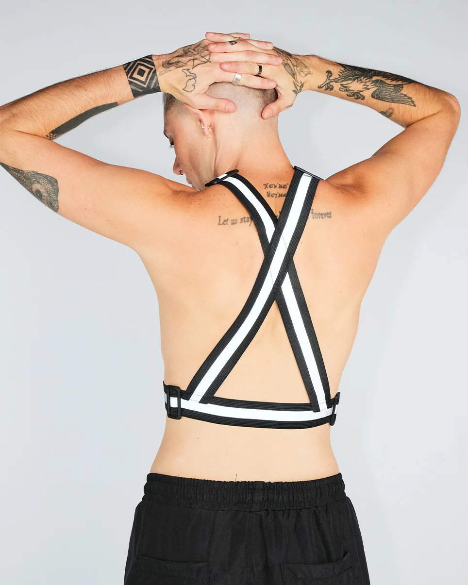 Danger Zone Neon Reflective Buckle Vest - Image 10