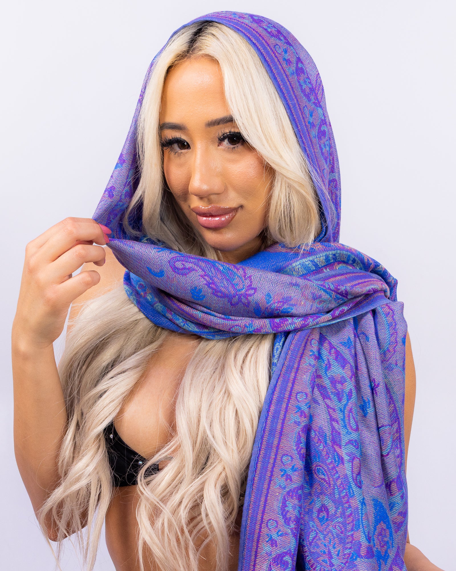 Nu Wave Paisley Unisex Pashmina Scarf - Image 8