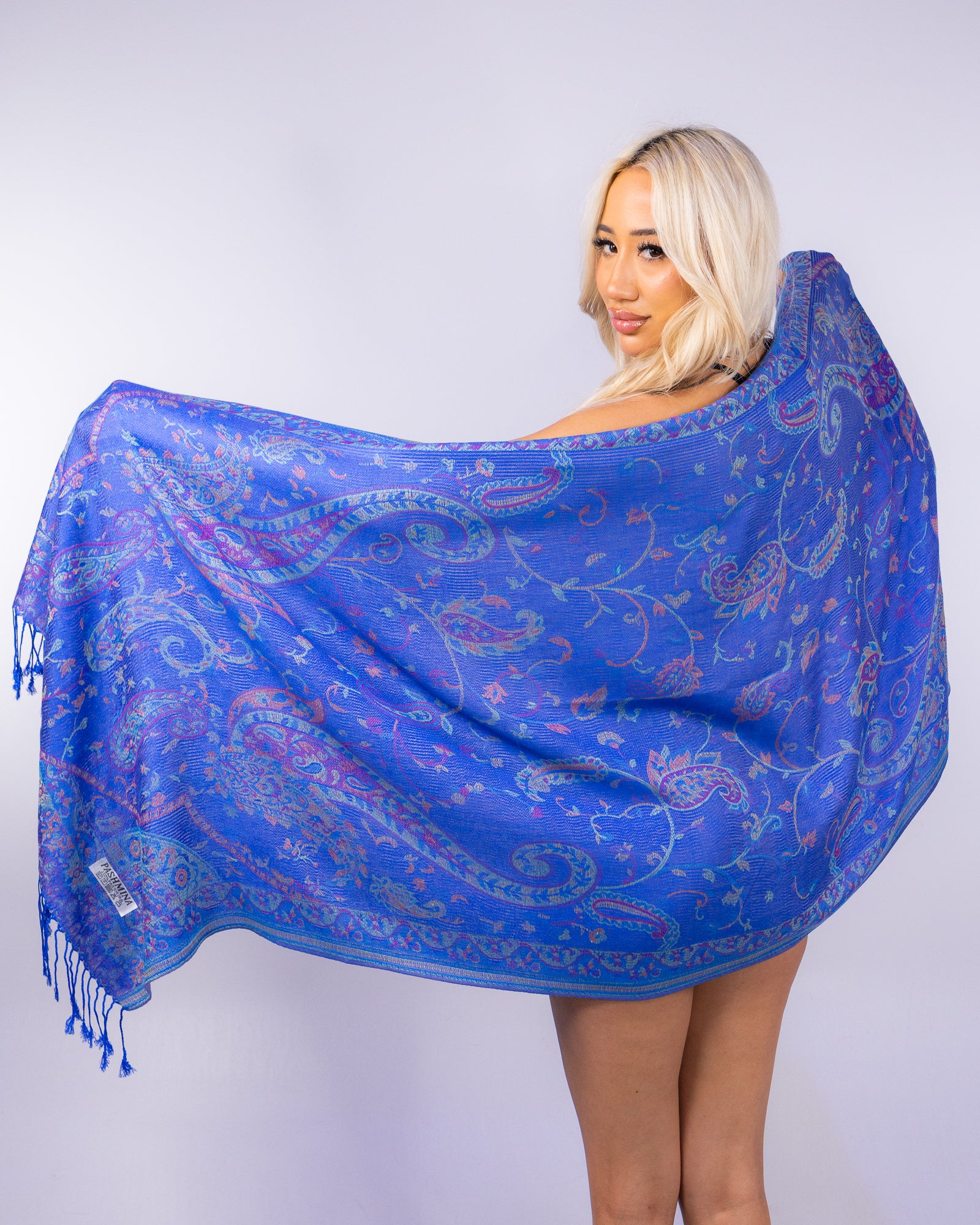 Nu Wave Paisley Unisex Pashmina Scarf - Image 9