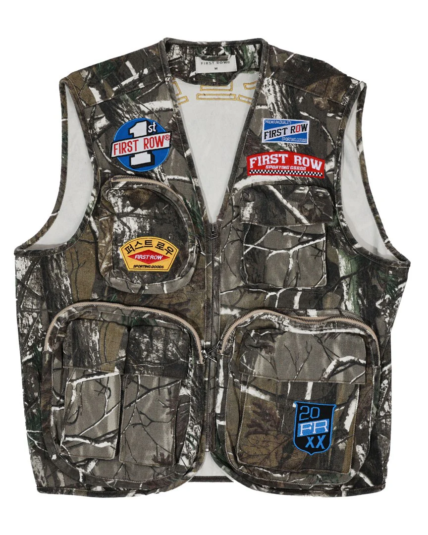 Patches Men's Camo Cargo Vest - Image 7