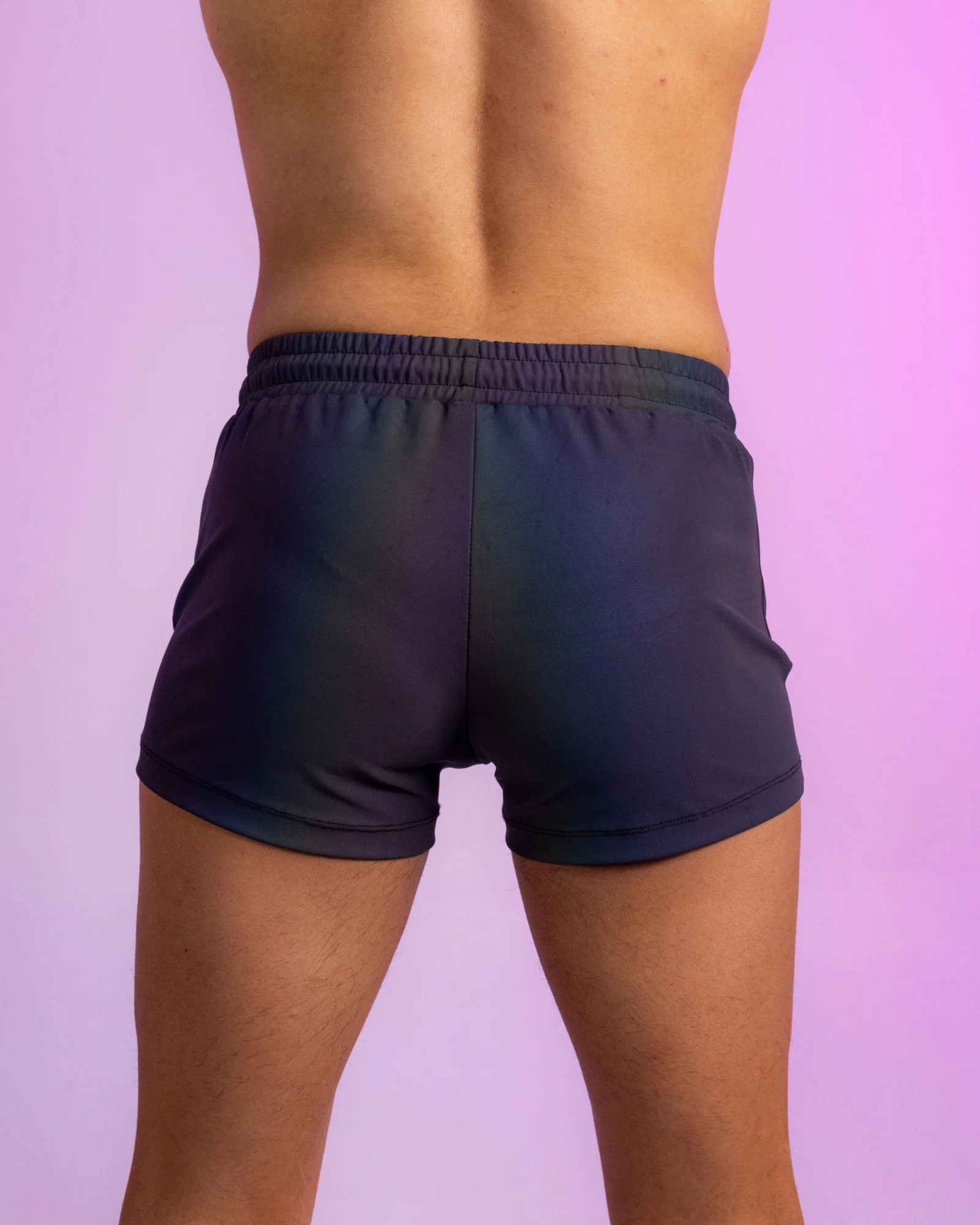 Rainbow Reflective Drawstring Shorts - Image 5
