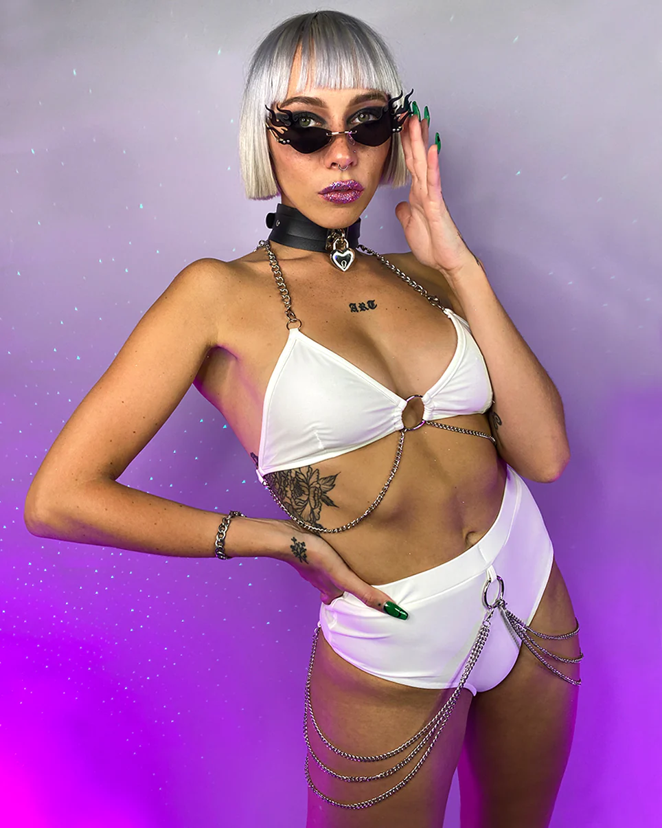 Say A Prayer Cascading Chain High Waist Bottoms - Image 12
