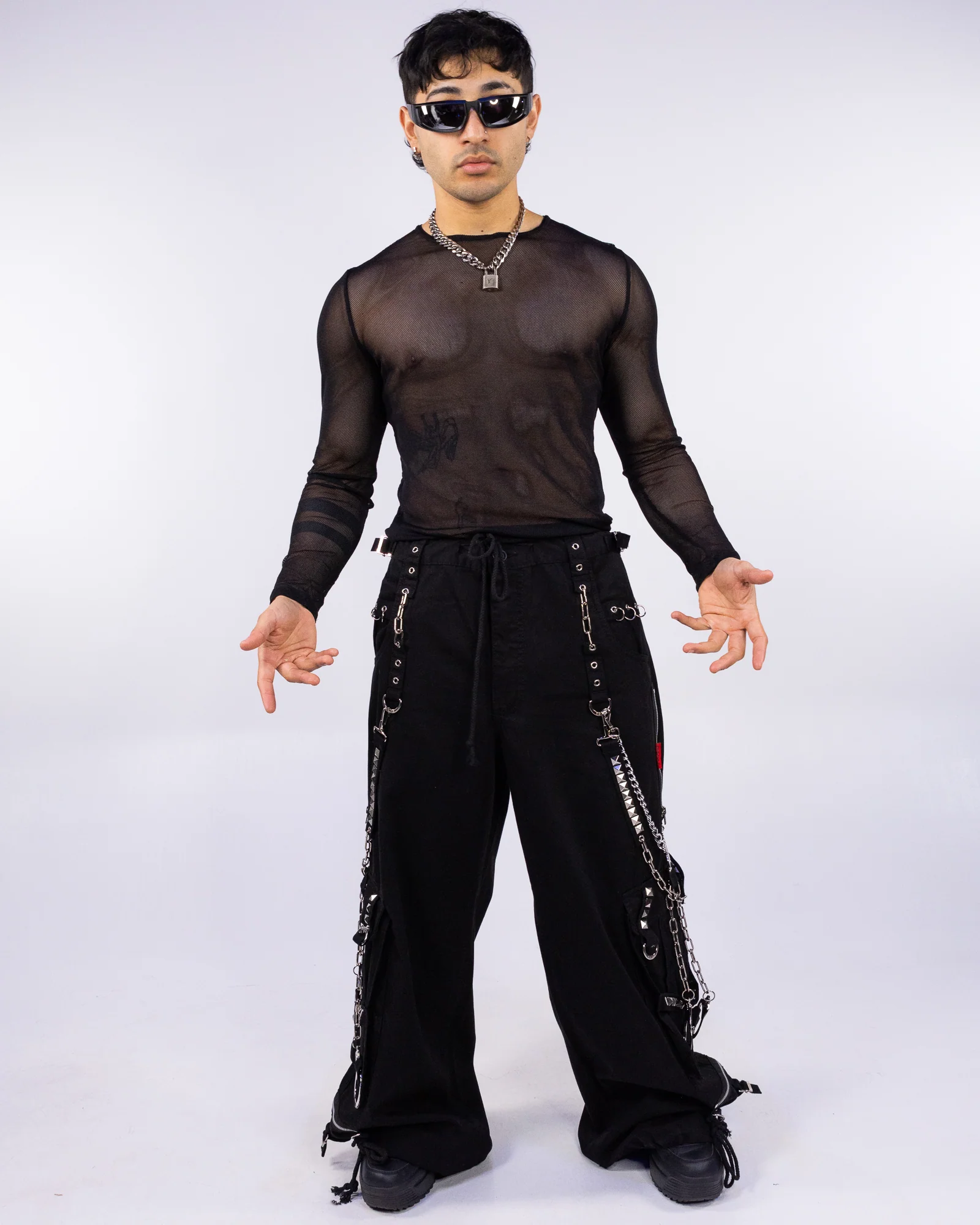 Tripp NYC Handcuff Unisex Black Pant - Image 3