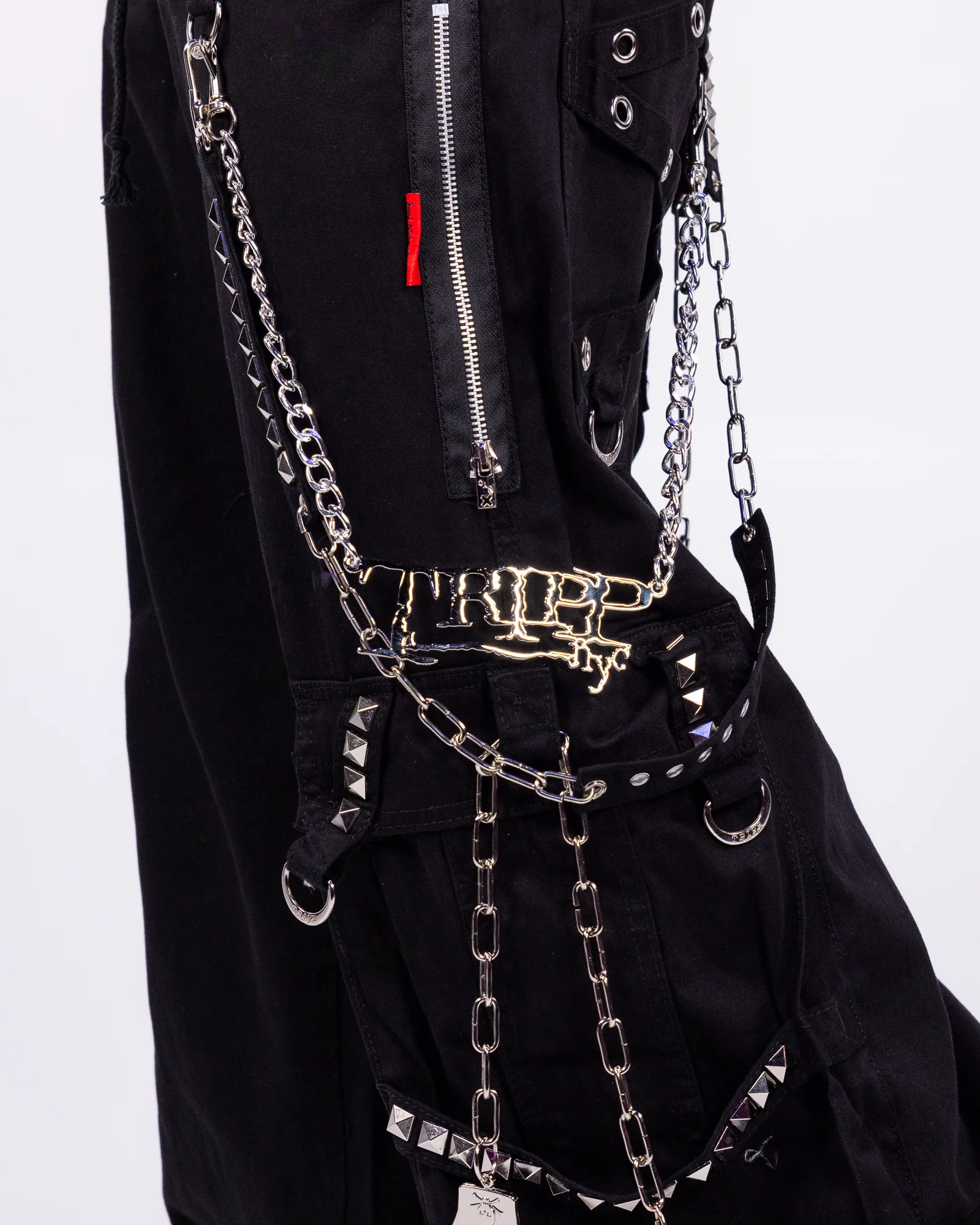 Tripp NYC Handcuff Unisex Black Pant - Image 7