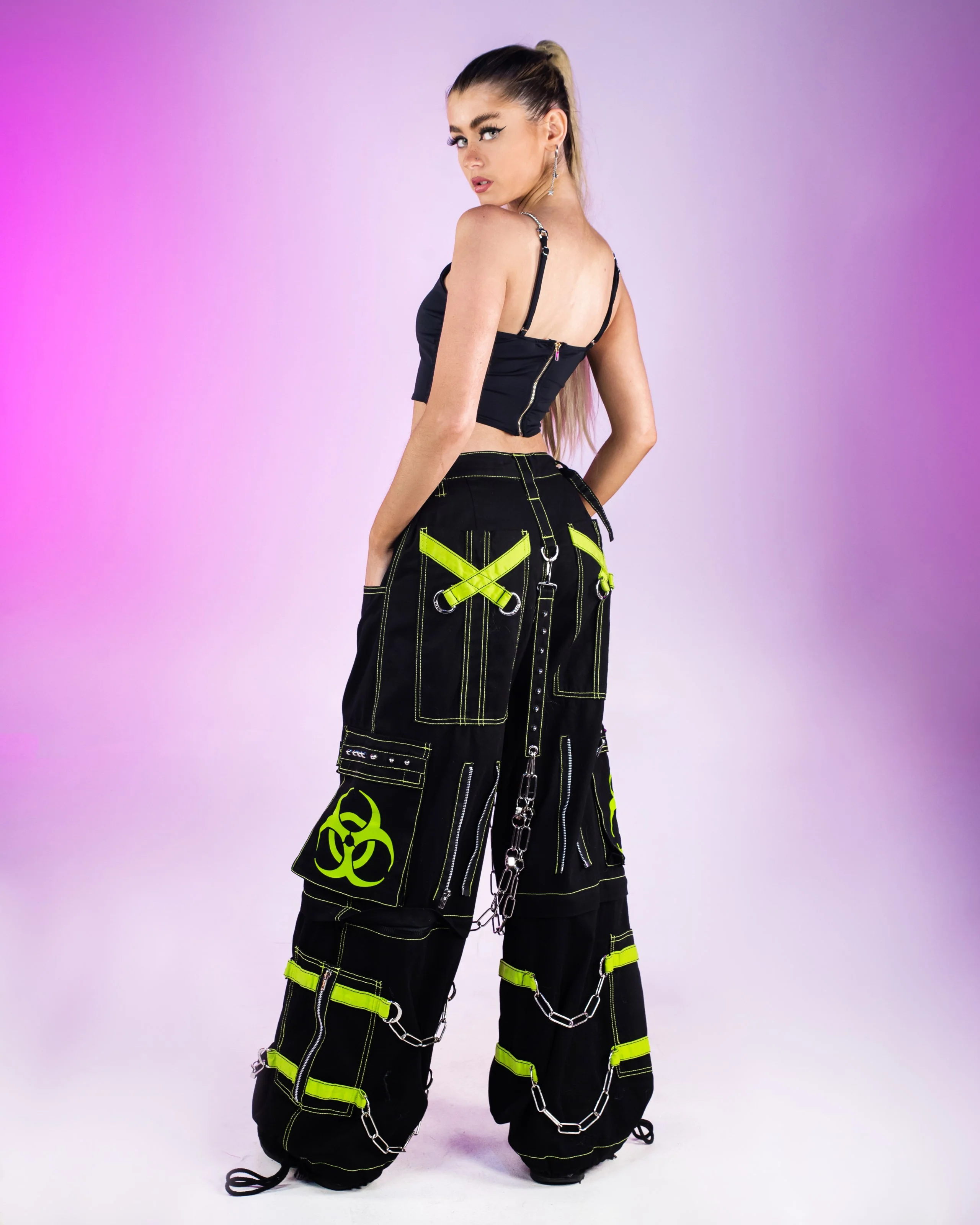 Tripp NYC Zip-Off Biohazard Pants - Image 2