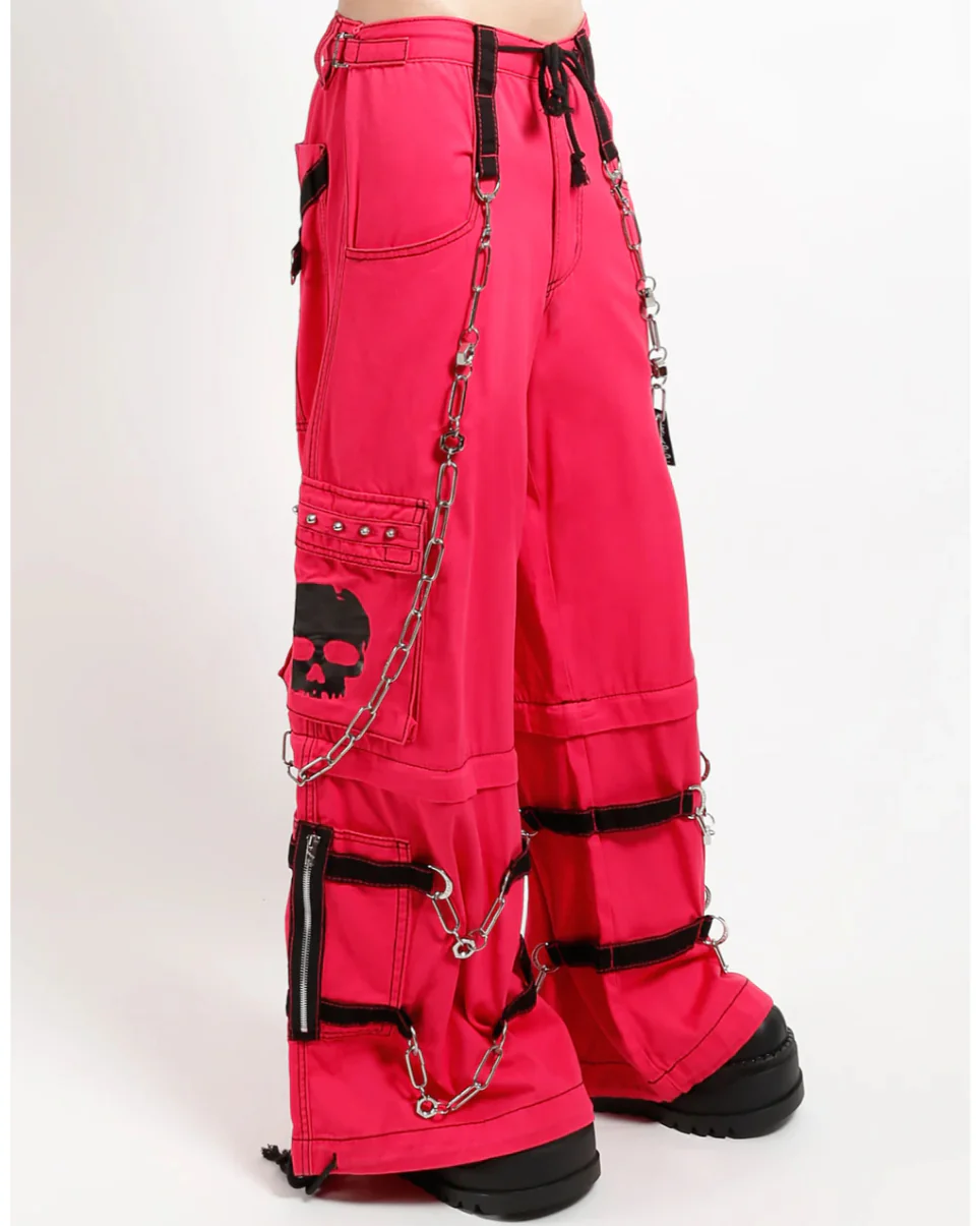 Tripp NYC Zip-Off Pink Skull Pants - Image 8