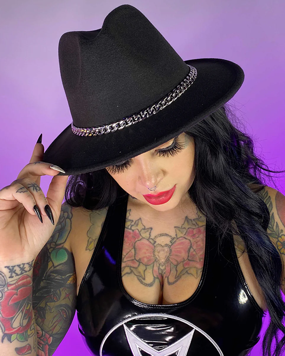 Wide Brim Fedora Hat