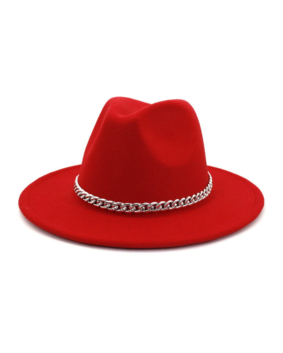 Wide Brim Fedora Hat - Image 2