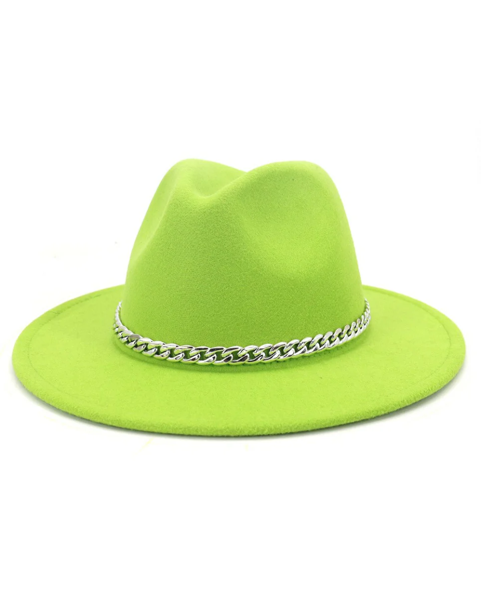 Wide Brim Fedora Hat - Image 3