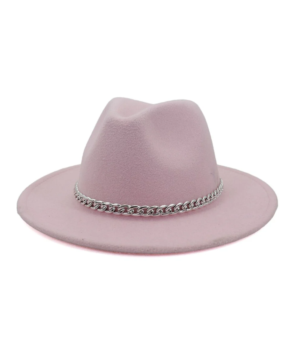 Wide Brim Fedora Hat - Image 4