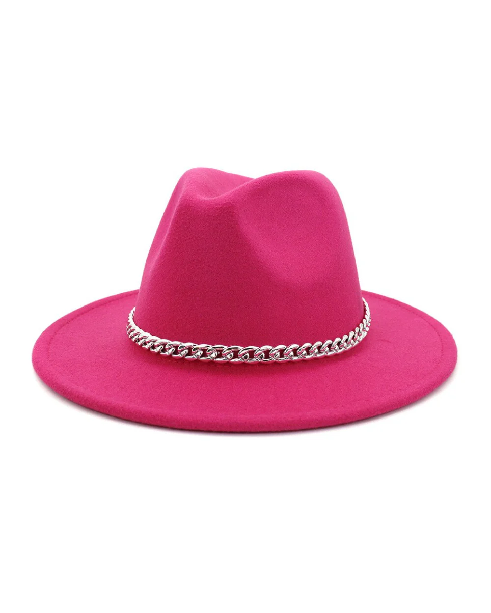 Wide Brim Fedora Hat - Image 5