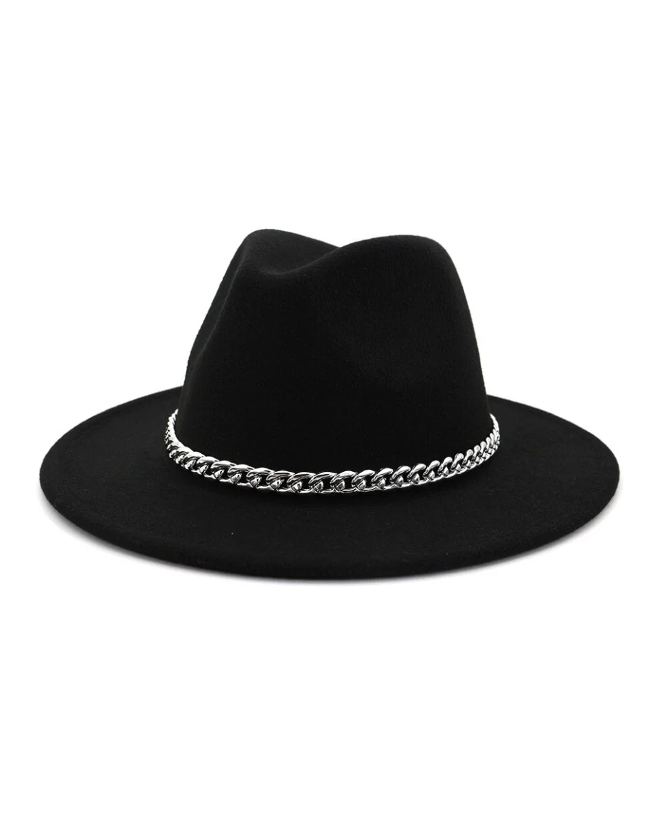 Wide Brim Fedora Hat - Image 6